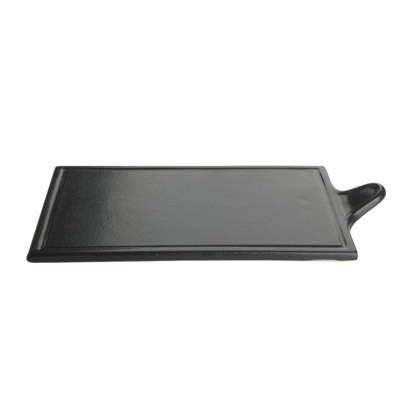 Блюдо прямоугольное для подачи Porland Seasons Black 340х210 мм (04ALM001697)