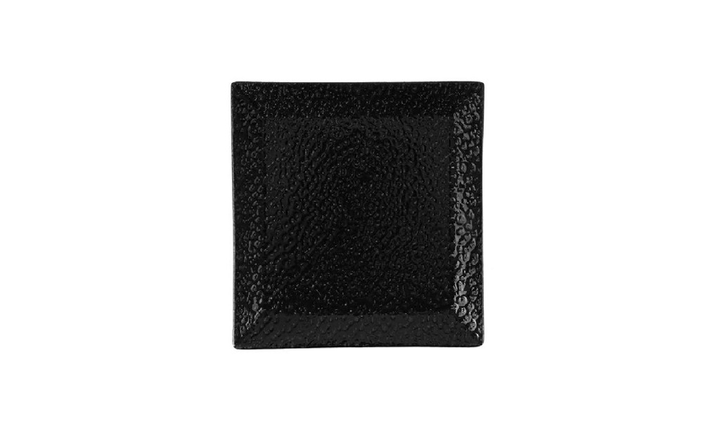 Porland Black Moss Alumilite Тарелка квадратная 190х190 мм (04ALM004828)