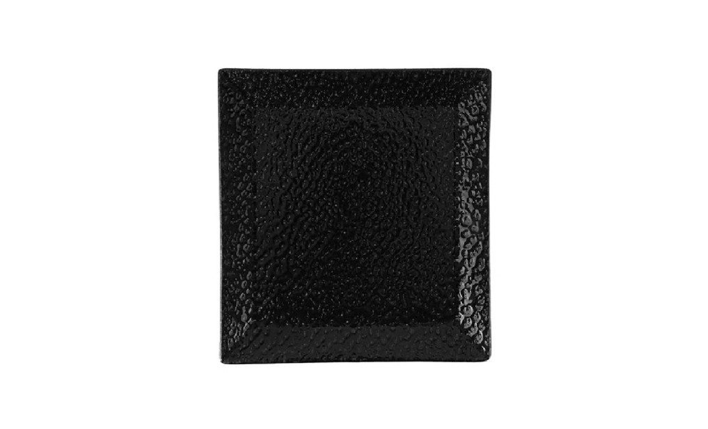 Porland Black Moss Alumilite Тарелка квадратная 270х270 мм (04ALM004829)