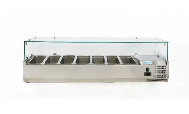 Вітрина холодильна Forcold G-VRX1500-330 (7хGN 1/4)