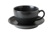 Porland Seasons Black Чашка чайна з блюдцем 320 мл