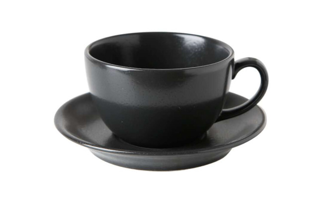 Porland Seasons Black Чашка чайна з блюдцем 320 мл