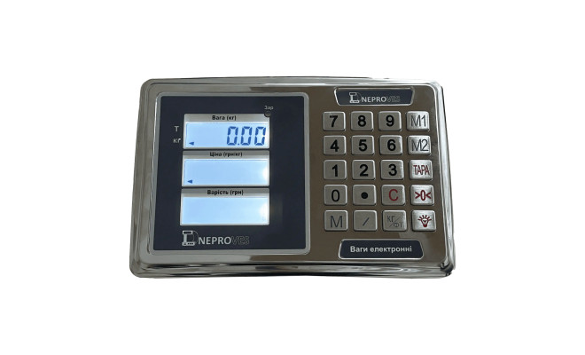 Весы товарные 150 кг Днепровес ВПД-405ДЛ, платформа 400x500 мм