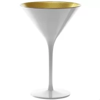 Бокал для мартини Stoelzle Elements глянцевый-белый/золотой 240 мл в интернет магазине профессиональной посуды и оборудования Accord Group