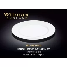 Купить Wilmax Тарілка кругла з бортом 305 мм