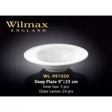 Wilmax Тарілка 1020 глибока кругла 230 мм
