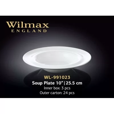 Купить Wilmax Тарелка 1023 глубокая круглая 255 мм