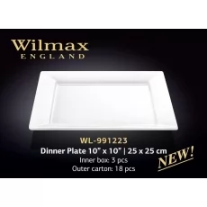 Купить Wilmax Тарелка квадратная 250х250 мм