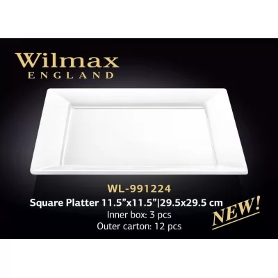 Купить Wilmax Тарелка квадратная 295х295 мм