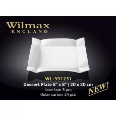 Wilmax Блюдо квадратне 200х200 мм