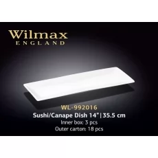 Купить Wilmax Блюдо для суші/канапе 355 мм