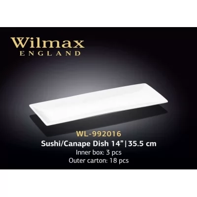 Купить Wilmax Блюдо для суши/канапе 355 мм