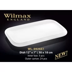 Купить Wilmax Блюдо прямоугольное с полями 300х180 мм
