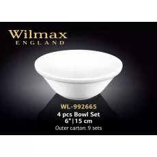 Wilmax Набір салатників 150 мм (4 шт) Color