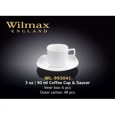 Купить Wilmax Чашка кавова з блюдцем 90 мл Color (в подарунковій упаковці)