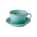 Porland Seasons Turquoise Чашка чайна 320 мл з блюдцем 160 мм в наборі в интернет магазине профессиональной посуды и оборудования Accord Group
