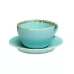 Porland Seasons Turquoise Чашка чайна 320 мл з блюдцем 160 мм в наборі купити