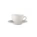 Porland Smoky Alumilite Чашка чайна 280 мл з блюдцем 160 мм в наборі в интернет магазине профессиональной посуды и оборудования Accord Group