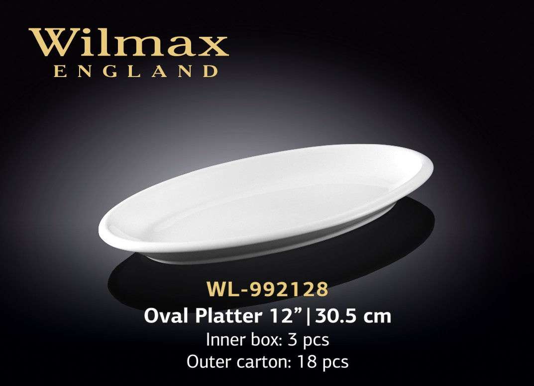 Wilmax Блюдо глубокое овальное 305 мм