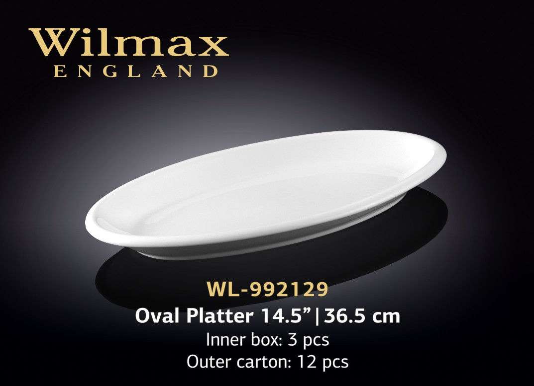Wilmax Блюдо глубокое овальное 365 мм