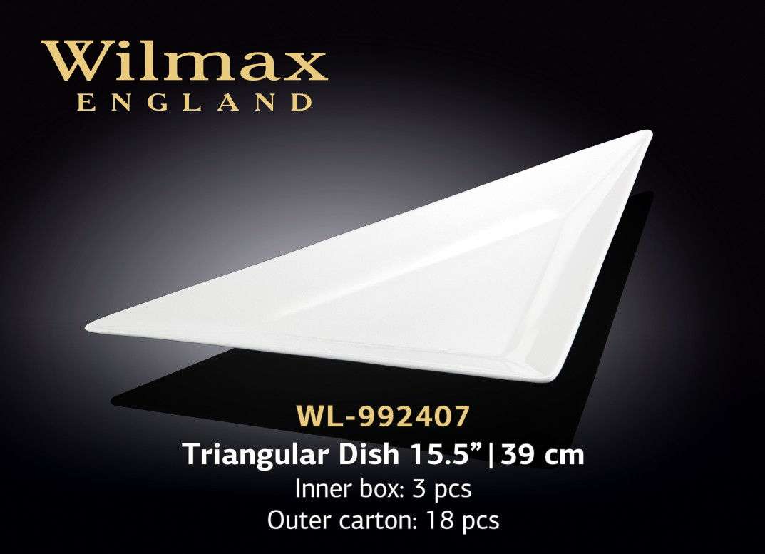 Wilmax Блюдо треугольное 390 мм