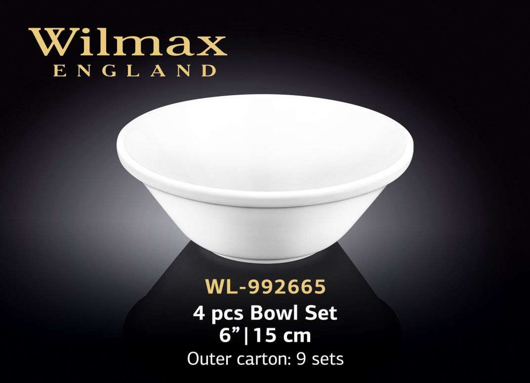 Wilmax Набор салатников 150 мм (4 шт) Color