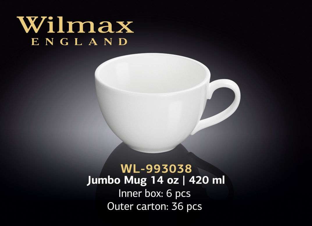 Wilmax Чашка Джамбо 420 мл