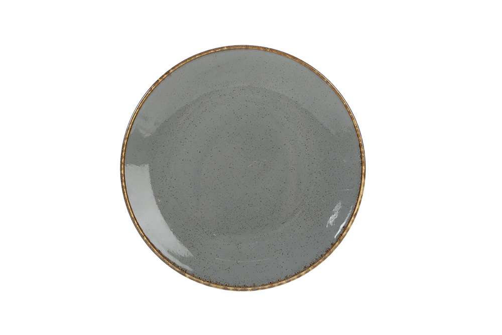 Porland Seasons Dark Gray Тарелка круглая 180 мм