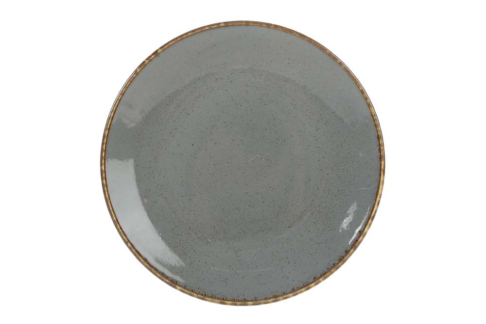 Porland Seasons Dark Gray Тарелка круглая 280 мм