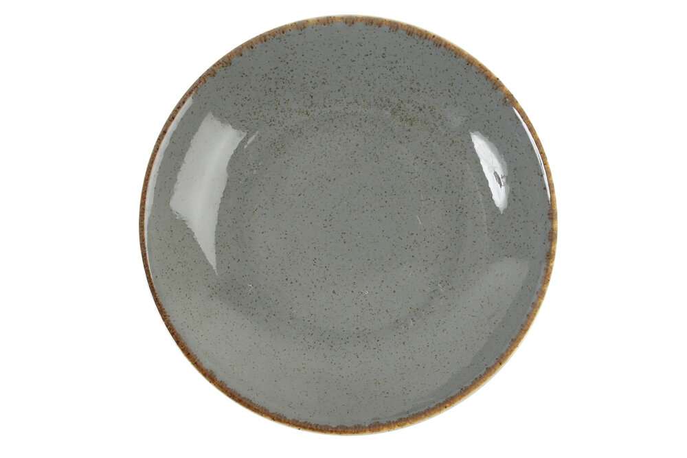 Porland Seasons Dark Gray Тарелка глубокая 210 мм, h-40 мм