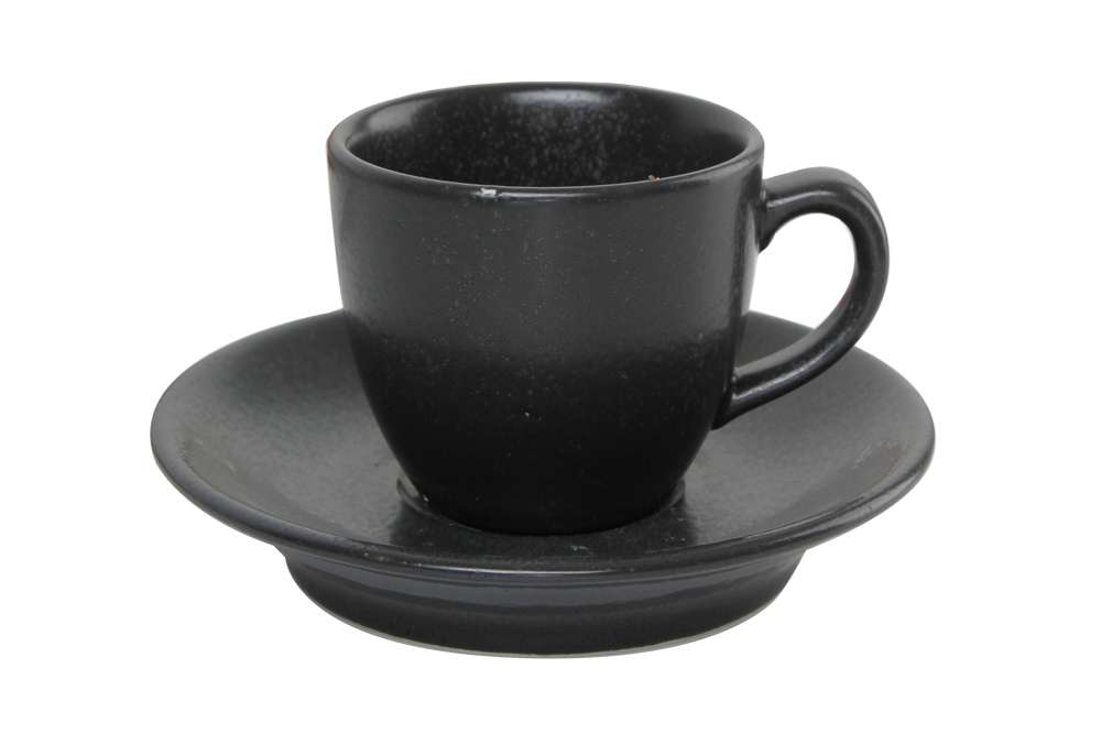 Porland Seasons Black Чашка кавова з блюдцем 80 мл