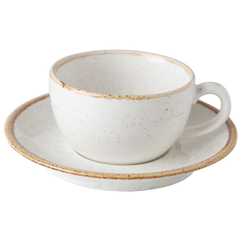 Porland Seasons Beige Чашка чайна 200 мл з блюдцем 