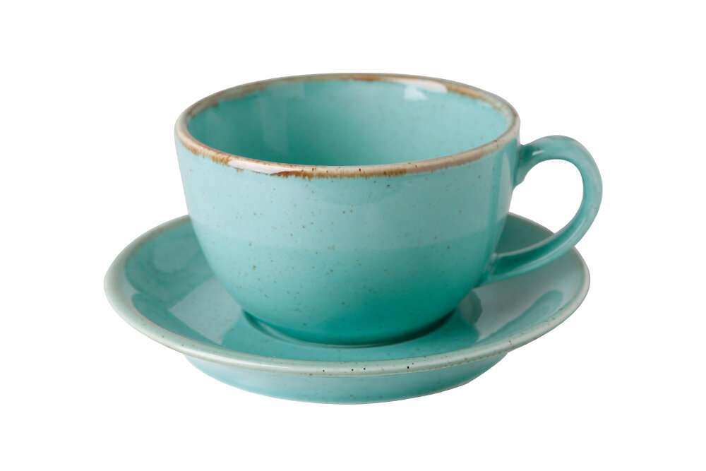 Porland Seasons Turquoise Чашка чайна 320 мл з блюдцем 160 мм в наборі