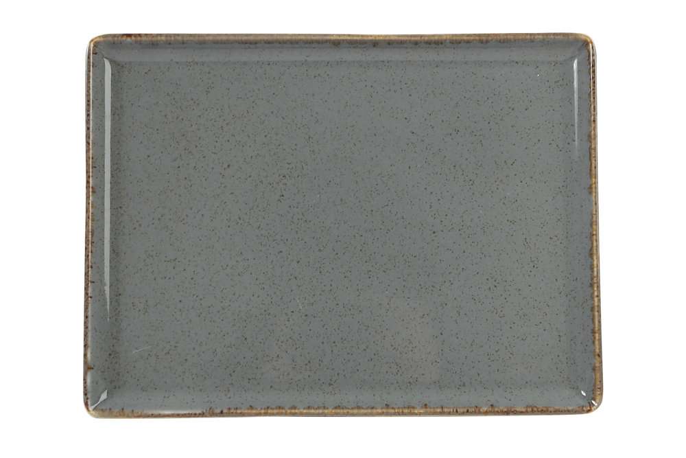 Porland Seasons Dark Gray Тарелка прямоугольная 270х210 мм