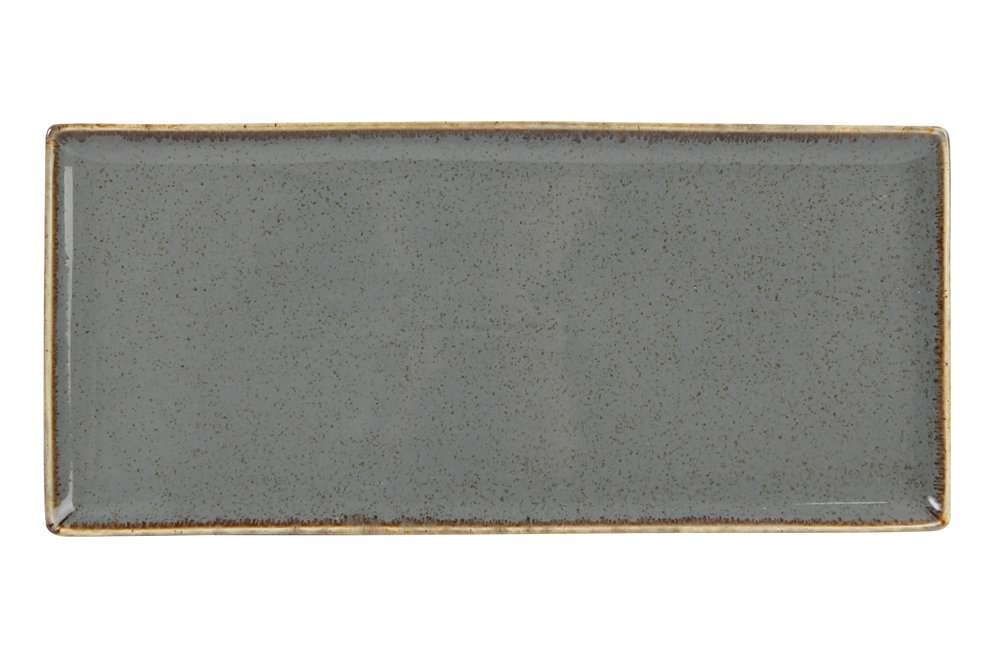 Porland Seasons Dark Gray Блюдо прямокутне 350х160 мм