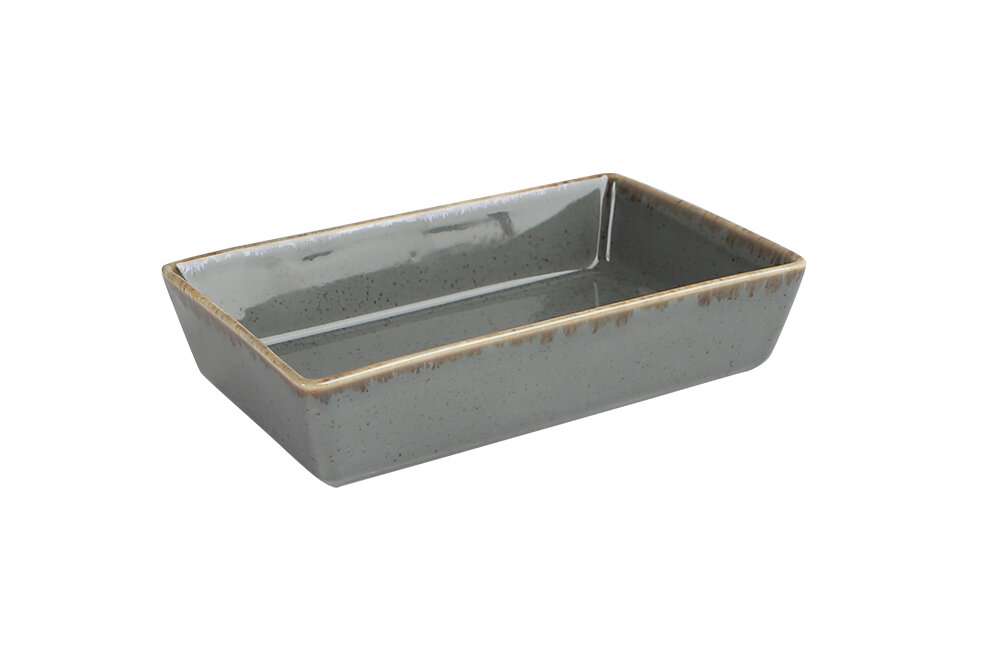 Porland Seasons Dark Gray Салатник прямокутний 130 мм