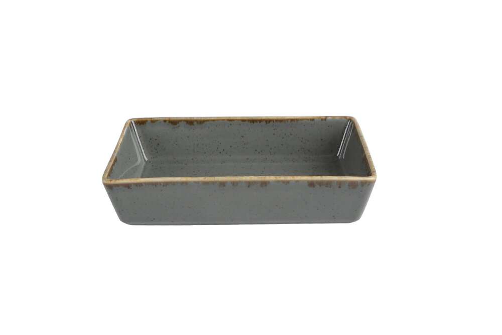 Porland Seasons Dark Gray Салатник прямоугольный 160 мм