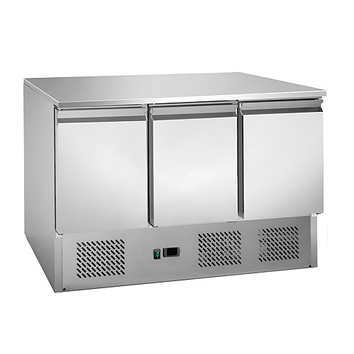Стіл холодильний 3-х дверний без борту Atelier А-S903 SS TOP