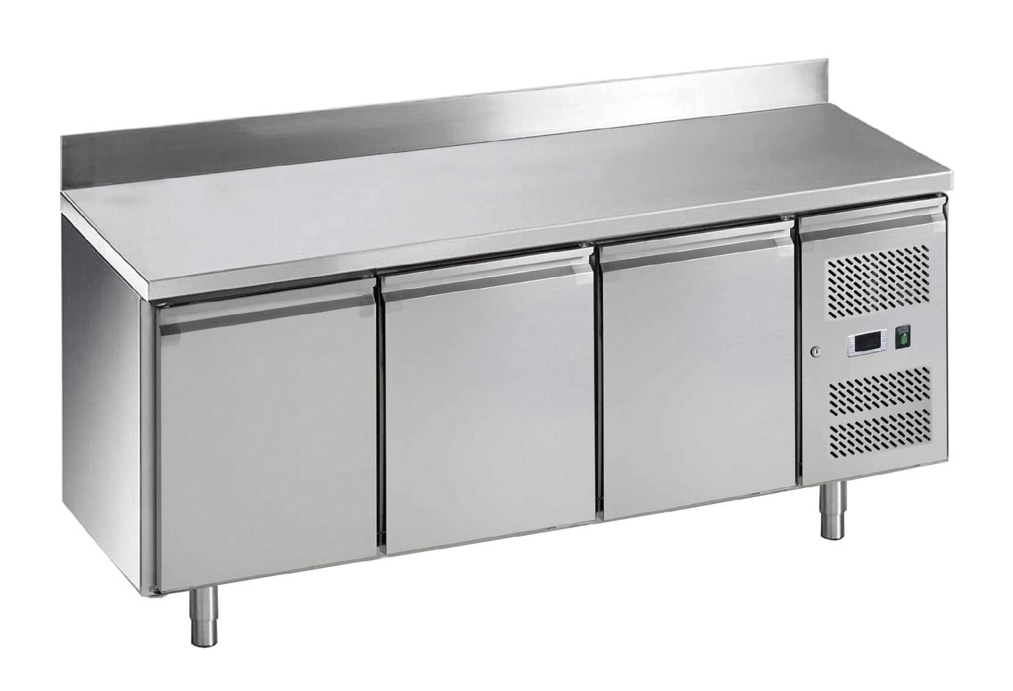 Стол холодильный 3-х дверный Snack с бортом Forcold G-SNACK3200TN-FC