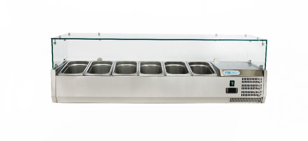 Вітрина холодильна Forcold G-VRX1400-330 (6хGN 1/4)