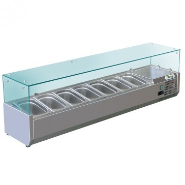 Вітрина холодильна Forcold G-VRX1500-330 (7хGN 1/4)