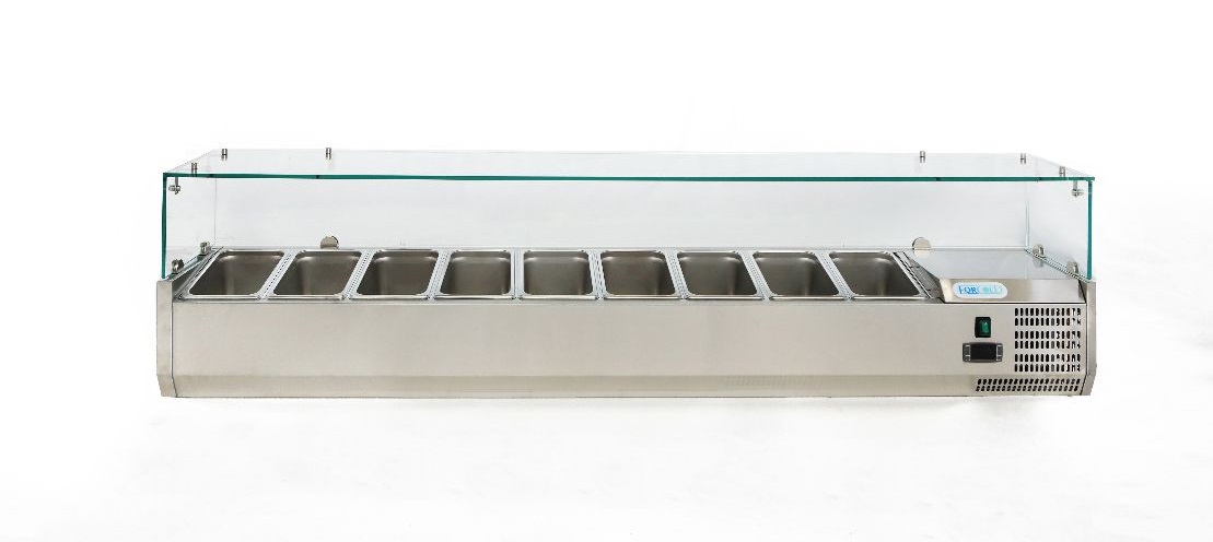 Вітрина холодильна Forcold G-VRX1800-330 (9хGN 1/4)