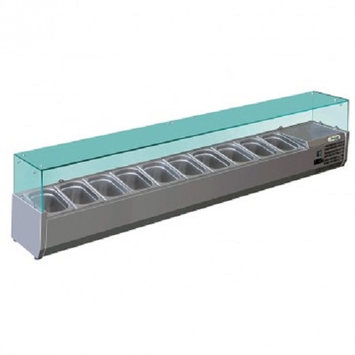 Вітрина холодильна Forcold G-VRX2000-330 (10хGN 1/4)