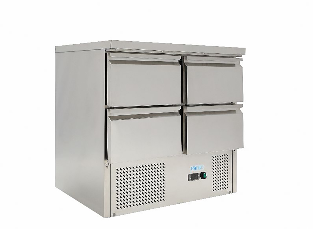 Стол холодильный с 4 ящиками, без борта Forcold G-S9014D-FC