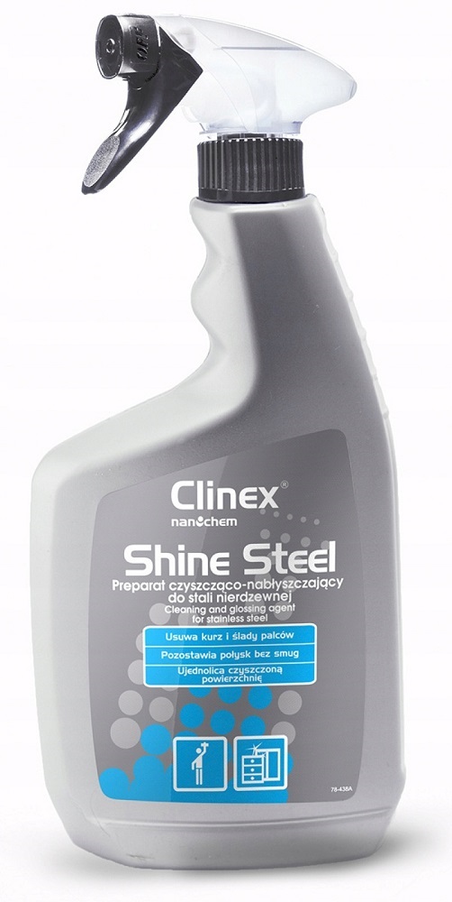 Средство для очистки и полировки нерж. стали Clinex Shine Steel 77-628, 0,65 л
