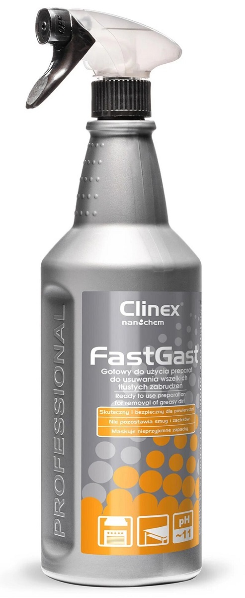 Засіб для видалення всіх жирних забруднень Clinex Fast Gast 77-667, 1 л