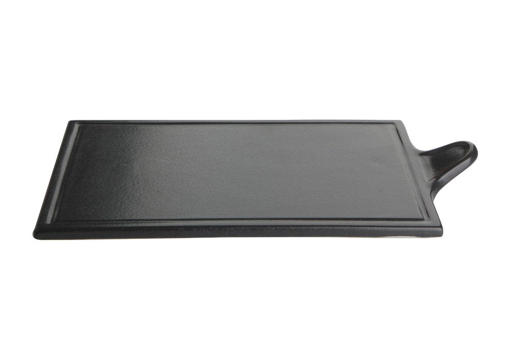 Блюдо прямоугольное для подачи Porland Seasons Black 340х210 мм (04ALM001697)