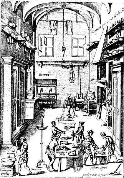 як виглядала кухня в XIV столітті фото