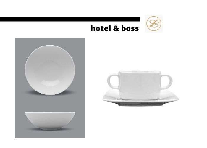 фарфоровая посуда из серии hotel boss