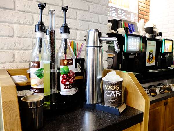 WOG Cafe и сифон iSi